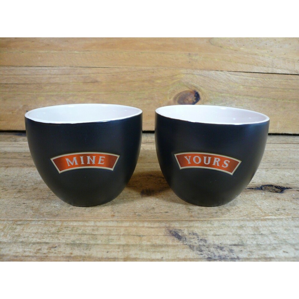 Mine and Yours Baileys Ceramic Cups - Set of Two